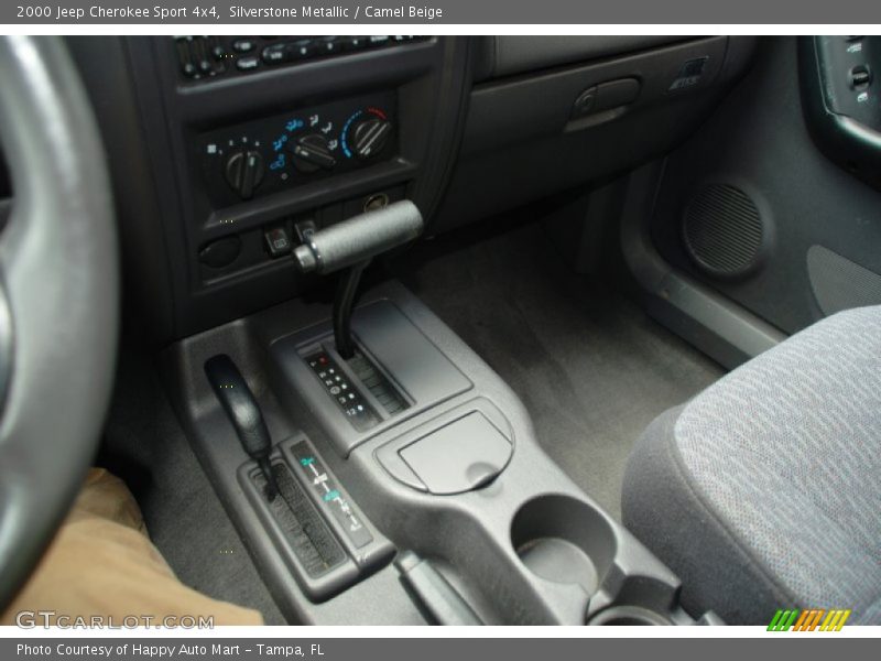 Silverstone Metallic / Camel Beige 2000 Jeep Cherokee Sport 4x4
