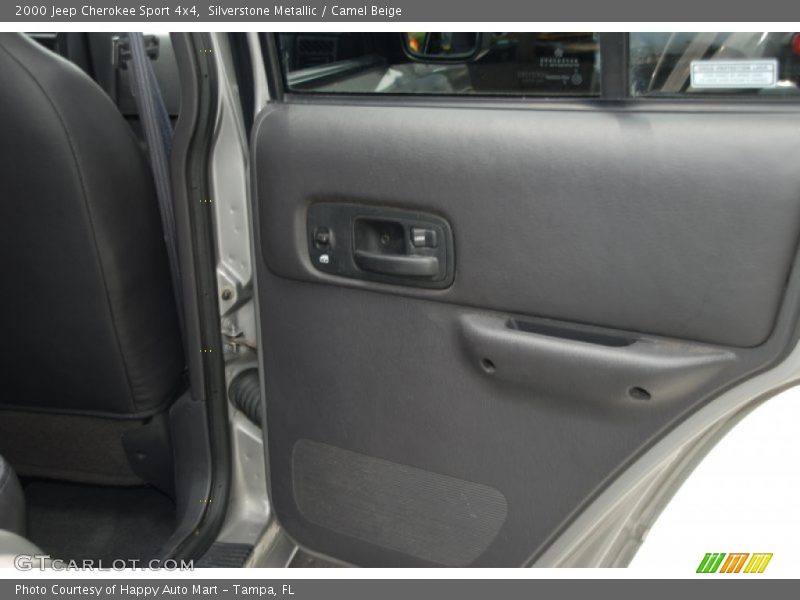 Silverstone Metallic / Camel Beige 2000 Jeep Cherokee Sport 4x4