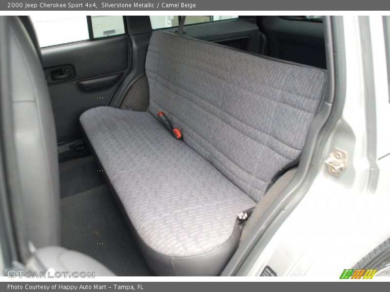 Silverstone Metallic / Camel Beige 2000 Jeep Cherokee Sport 4x4