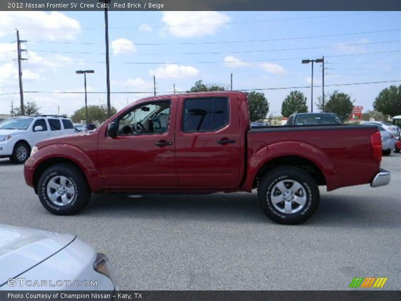 Red Brick / Beige 2012 Nissan Frontier SV Crew Cab