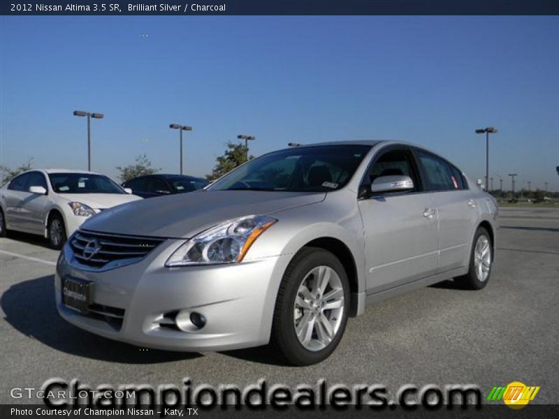 Brilliant Silver / Charcoal 2012 Nissan Altima 3.5 SR