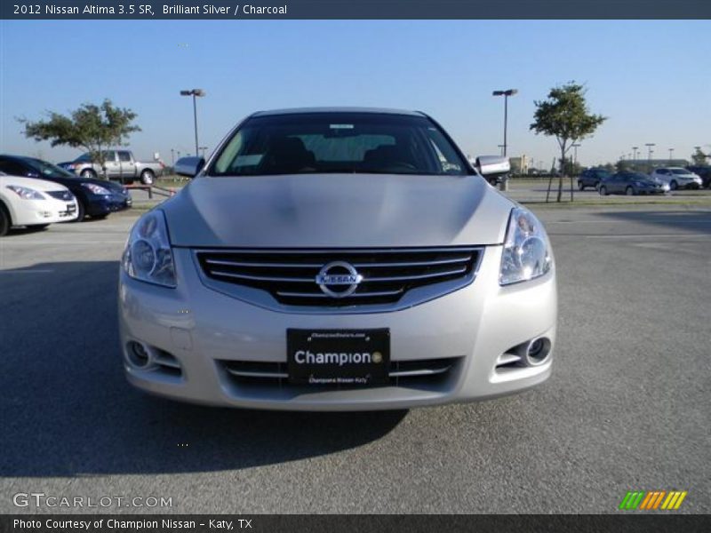 Brilliant Silver / Charcoal 2012 Nissan Altima 3.5 SR