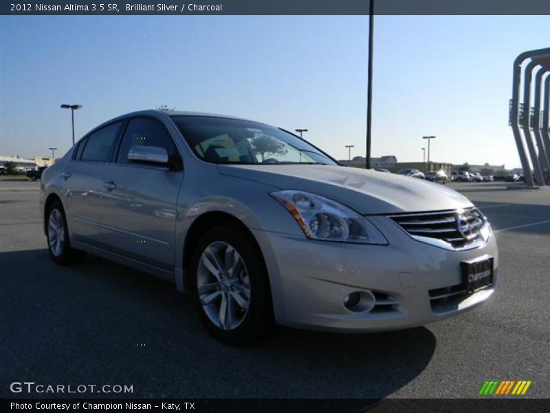 Brilliant Silver / Charcoal 2012 Nissan Altima 3.5 SR
