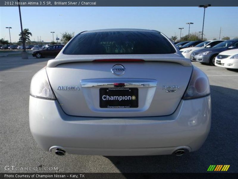 Brilliant Silver / Charcoal 2012 Nissan Altima 3.5 SR