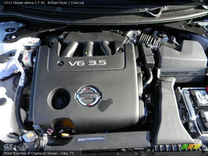 Brilliant Silver / Charcoal 2012 Nissan Altima 3.5 SR