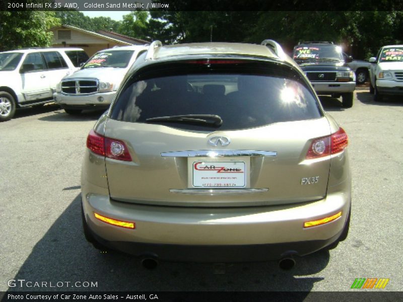 Golden Sand Metallic / Willow 2004 Infiniti FX 35 AWD