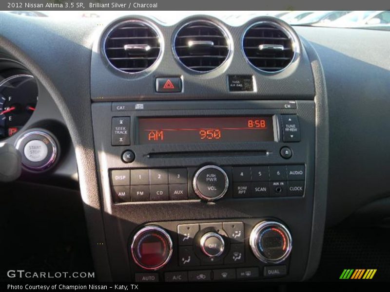 Brilliant Silver / Charcoal 2012 Nissan Altima 3.5 SR