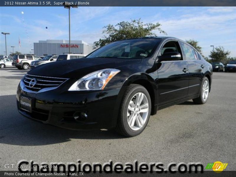 Super Black / Blonde 2012 Nissan Altima 3.5 SR