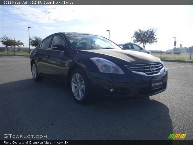 Super Black / Blonde 2012 Nissan Altima 3.5 SR