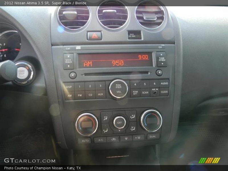 Super Black / Blonde 2012 Nissan Altima 3.5 SR