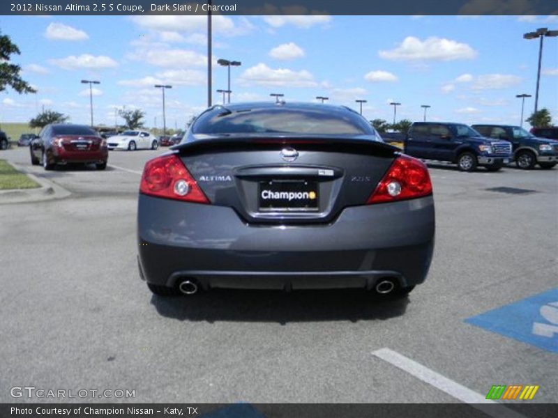 Dark Slate / Charcoal 2012 Nissan Altima 2.5 S Coupe