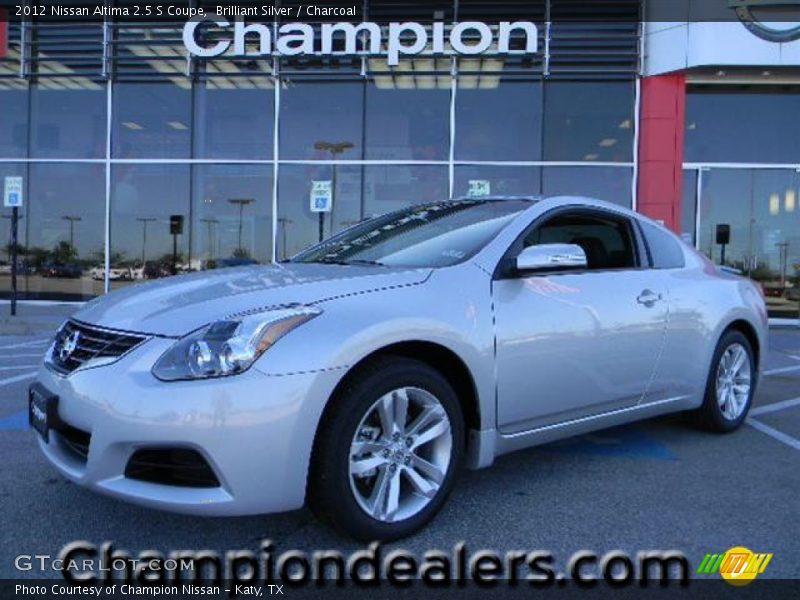 Brilliant Silver / Charcoal 2012 Nissan Altima 2.5 S Coupe