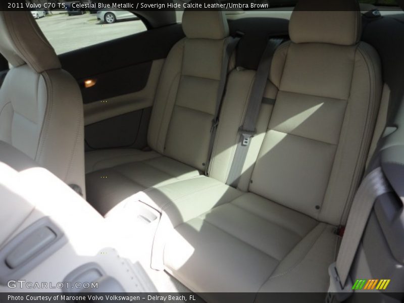 Celestial Blue Metallic / Soverign Hide Calcite Leather/Umbra Brown 2011 Volvo C70 T5