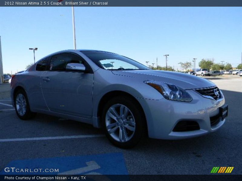 Brilliant Silver / Charcoal 2012 Nissan Altima 2.5 S Coupe