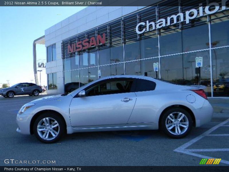 Brilliant Silver / Charcoal 2012 Nissan Altima 2.5 S Coupe