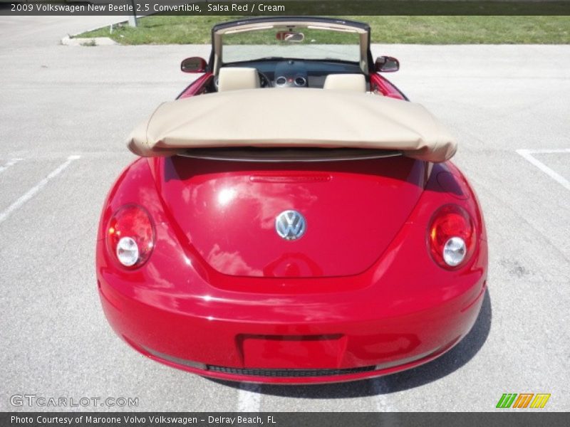 Salsa Red / Cream 2009 Volkswagen New Beetle 2.5 Convertible