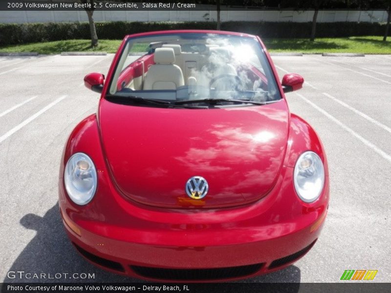Salsa Red / Cream 2009 Volkswagen New Beetle 2.5 Convertible