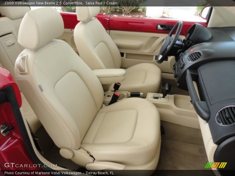 Salsa Red / Cream 2009 Volkswagen New Beetle 2.5 Convertible