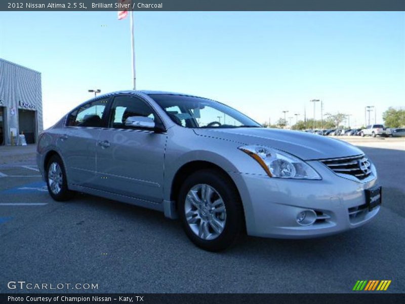Brilliant Silver / Charcoal 2012 Nissan Altima 2.5 SL