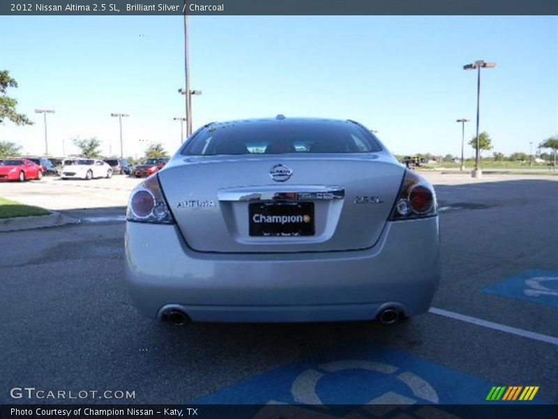 Brilliant Silver / Charcoal 2012 Nissan Altima 2.5 SL
