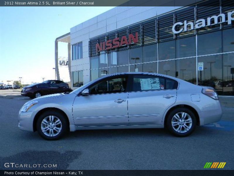 Brilliant Silver / Charcoal 2012 Nissan Altima 2.5 SL