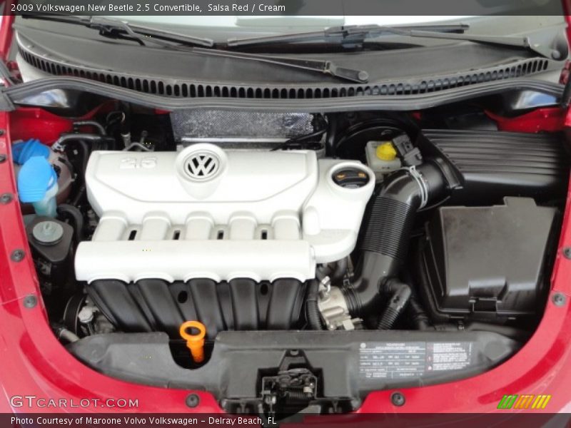 Salsa Red / Cream 2009 Volkswagen New Beetle 2.5 Convertible