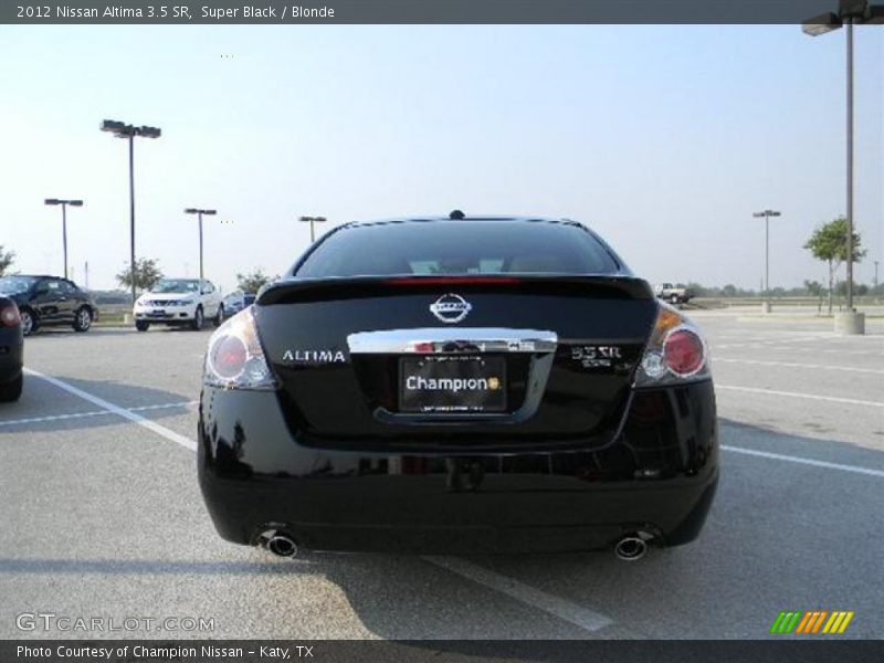 Super Black / Blonde 2012 Nissan Altima 3.5 SR