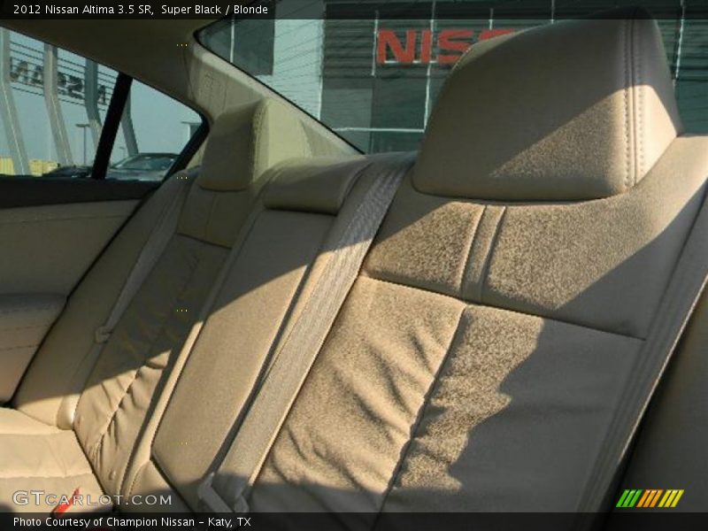 Super Black / Blonde 2012 Nissan Altima 3.5 SR
