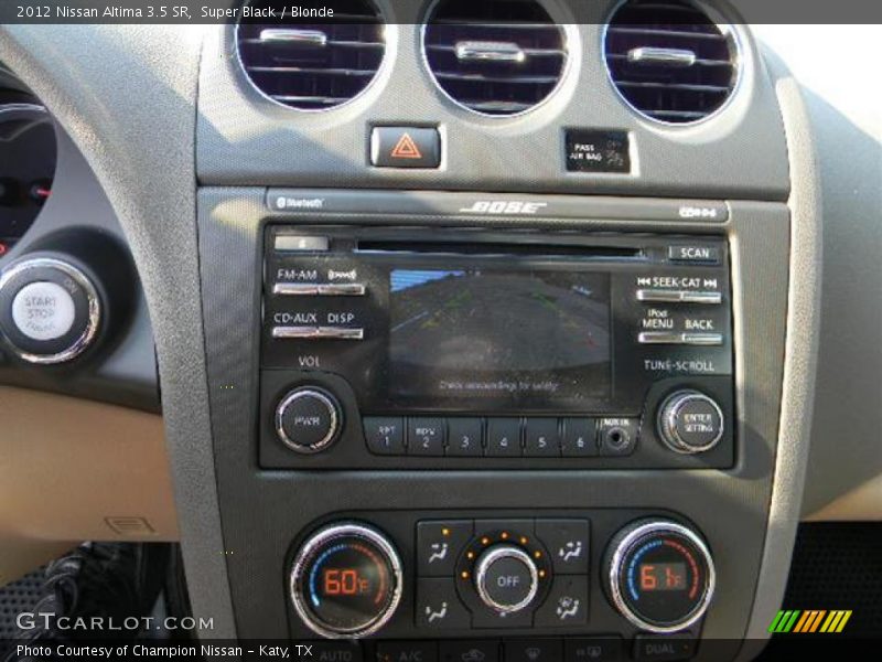 Super Black / Blonde 2012 Nissan Altima 3.5 SR