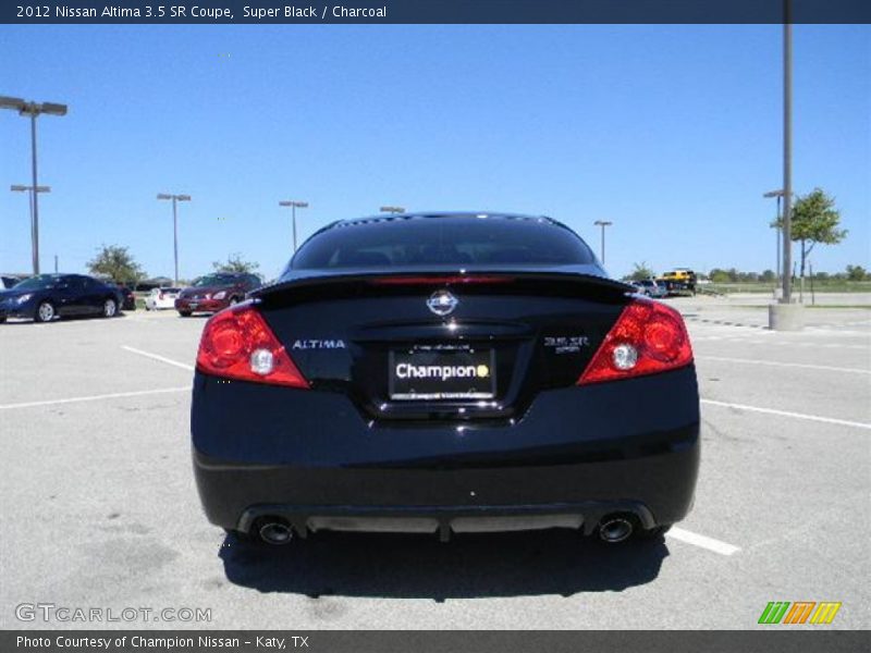 Super Black / Charcoal 2012 Nissan Altima 3.5 SR Coupe