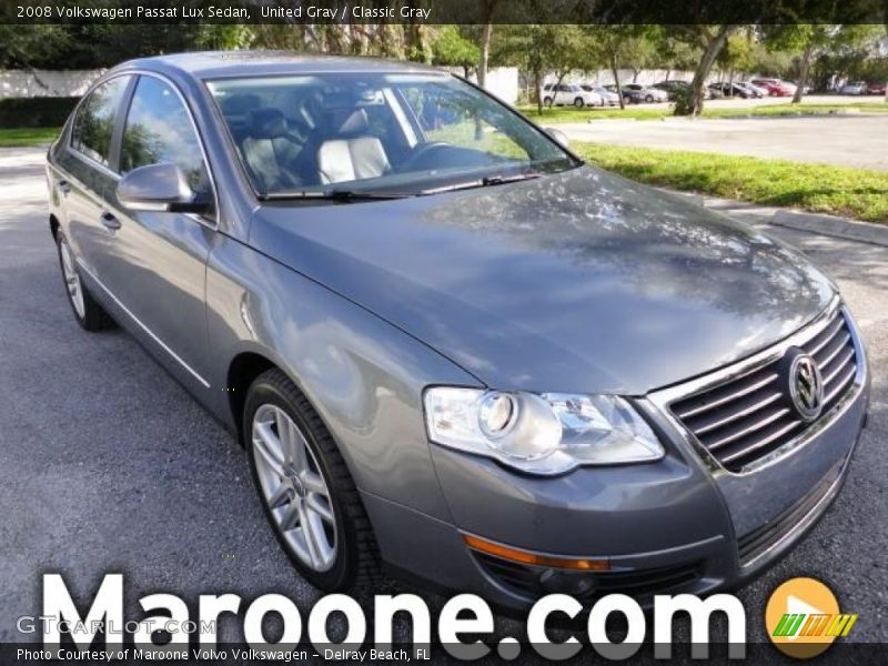 United Gray / Classic Gray 2008 Volkswagen Passat Lux Sedan