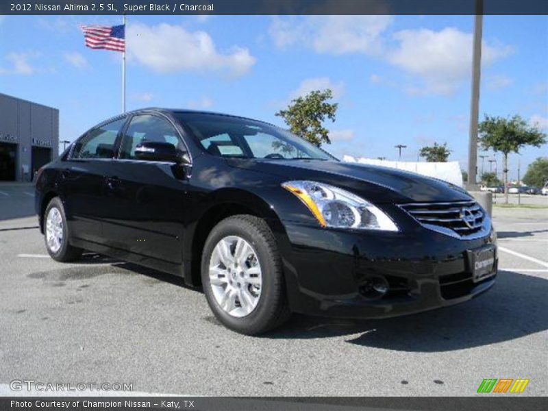 Super Black / Charcoal 2012 Nissan Altima 2.5 SL