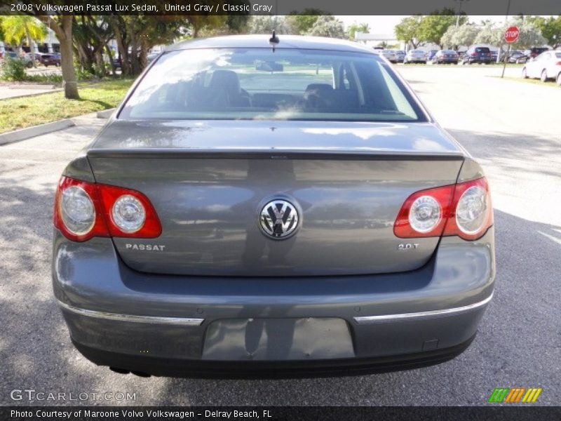United Gray / Classic Gray 2008 Volkswagen Passat Lux Sedan