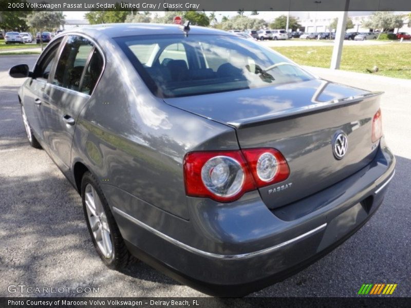 United Gray / Classic Gray 2008 Volkswagen Passat Lux Sedan