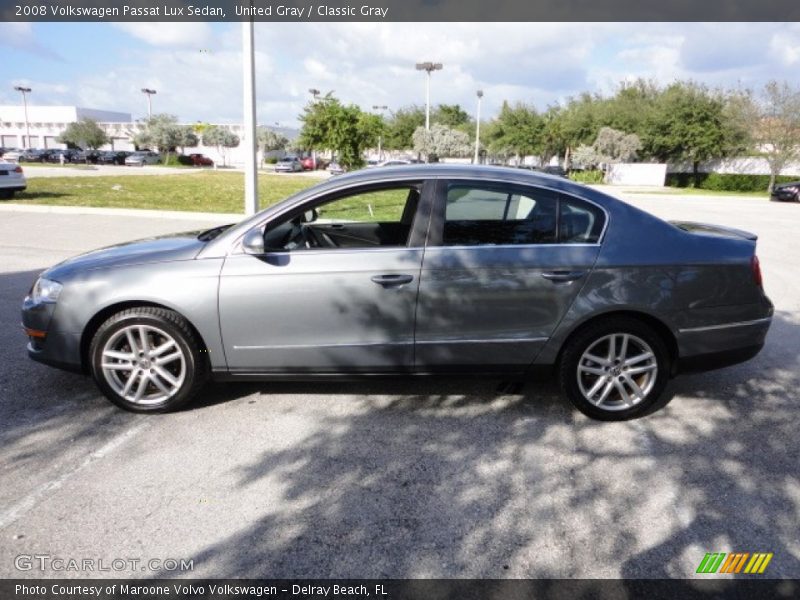 United Gray / Classic Gray 2008 Volkswagen Passat Lux Sedan