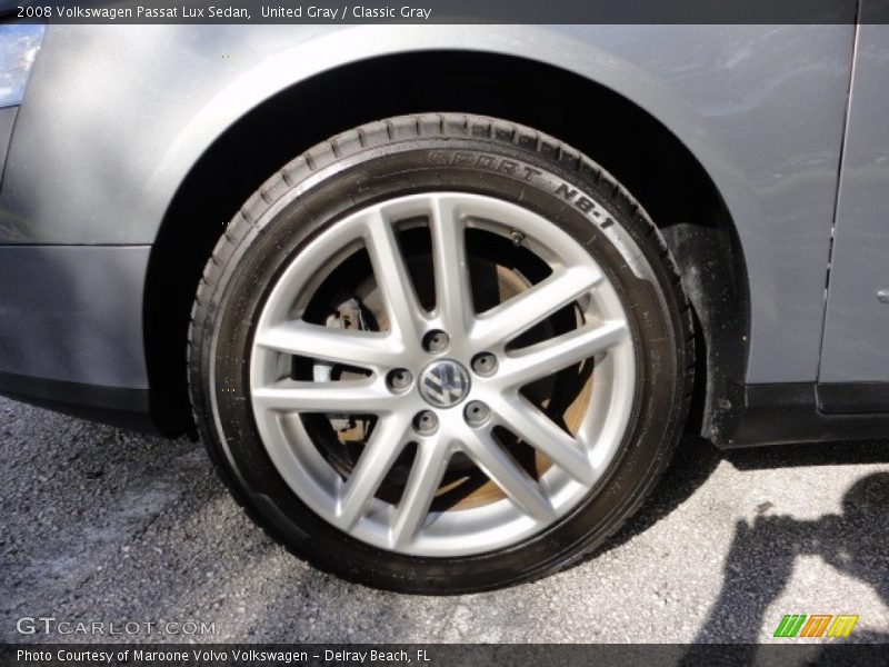 United Gray / Classic Gray 2008 Volkswagen Passat Lux Sedan