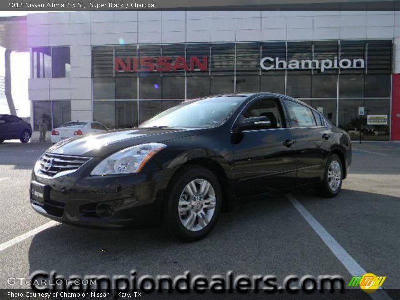 Super Black / Charcoal 2012 Nissan Altima 2.5 SL