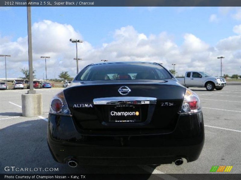Super Black / Charcoal 2012 Nissan Altima 2.5 SL