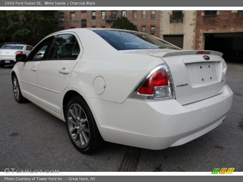 White Suede / Charcoal Black 2009 Ford Fusion SE