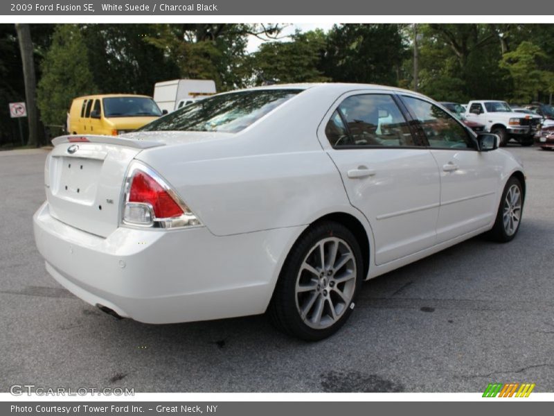 White Suede / Charcoal Black 2009 Ford Fusion SE