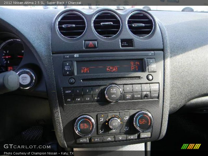 Super Black / Charcoal 2012 Nissan Altima 2.5 SL