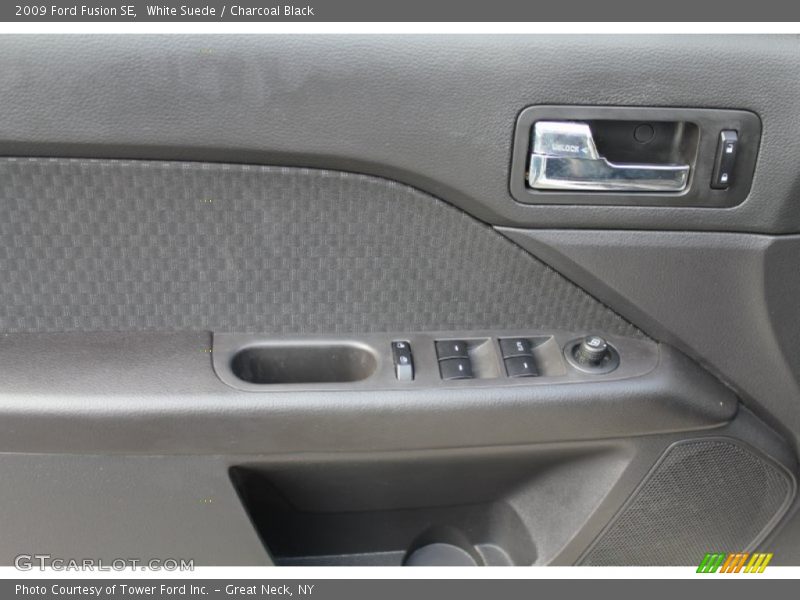 White Suede / Charcoal Black 2009 Ford Fusion SE