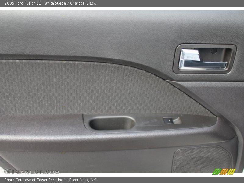 White Suede / Charcoal Black 2009 Ford Fusion SE