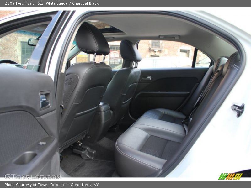 White Suede / Charcoal Black 2009 Ford Fusion SE