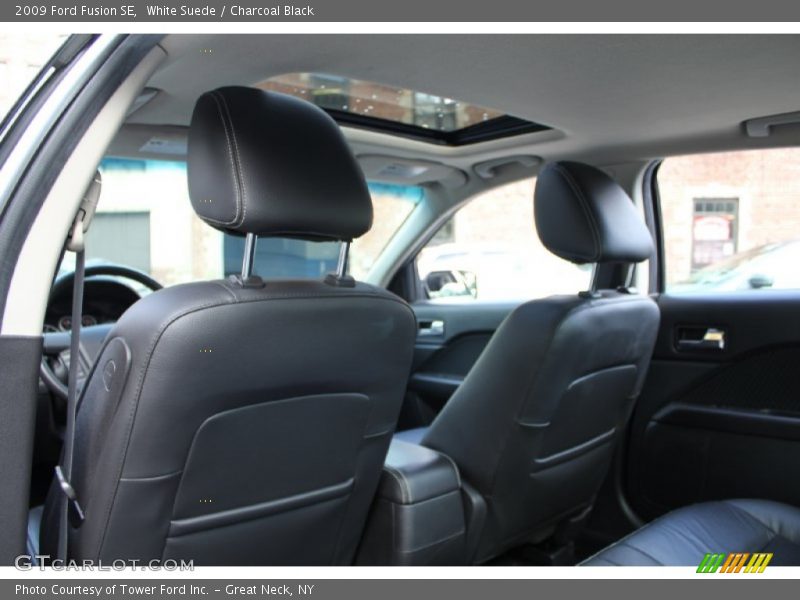 White Suede / Charcoal Black 2009 Ford Fusion SE