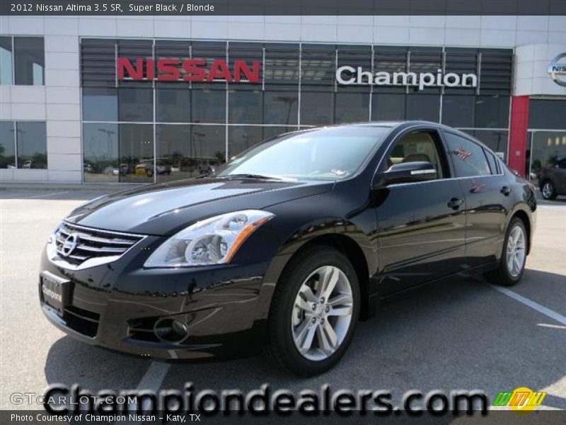 Super Black / Blonde 2012 Nissan Altima 3.5 SR