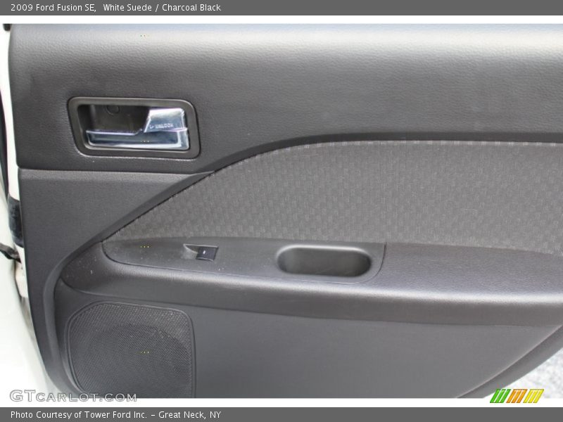 White Suede / Charcoal Black 2009 Ford Fusion SE