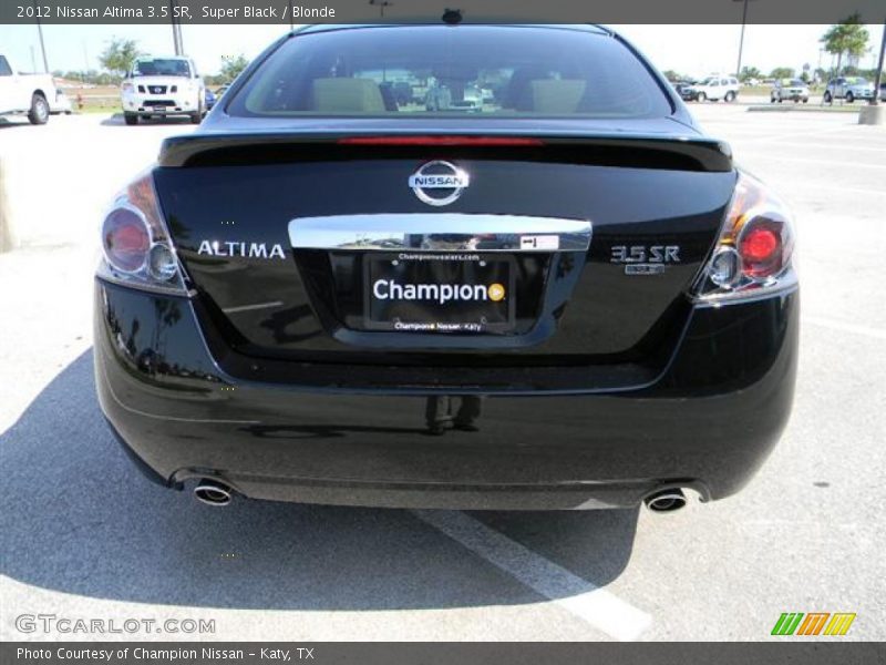Super Black / Blonde 2012 Nissan Altima 3.5 SR