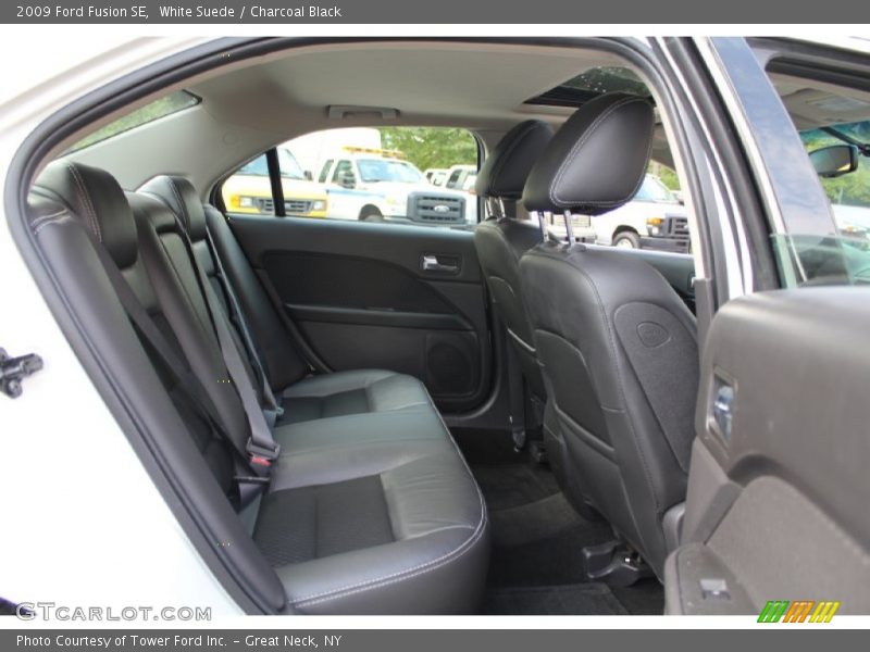 White Suede / Charcoal Black 2009 Ford Fusion SE