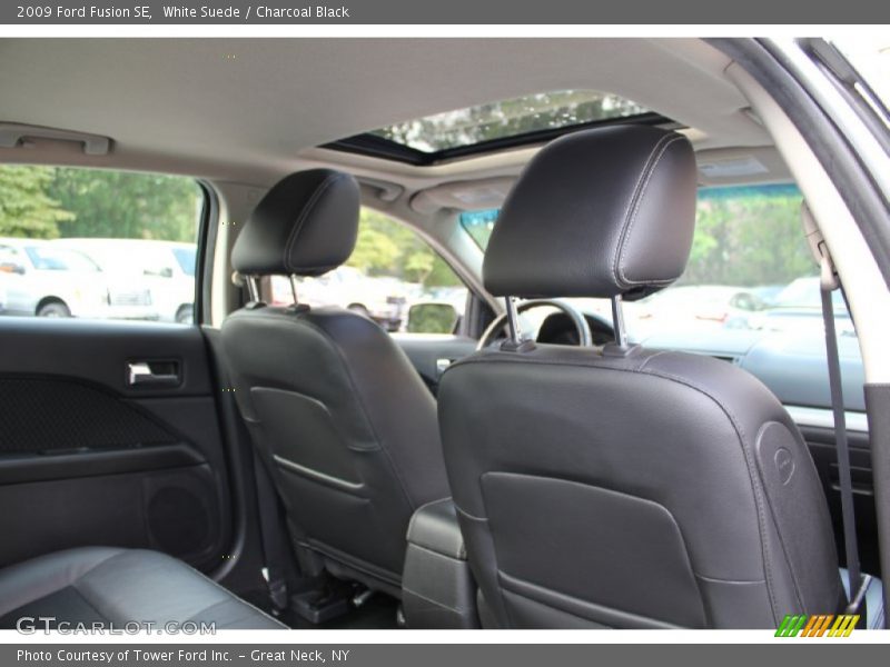 White Suede / Charcoal Black 2009 Ford Fusion SE